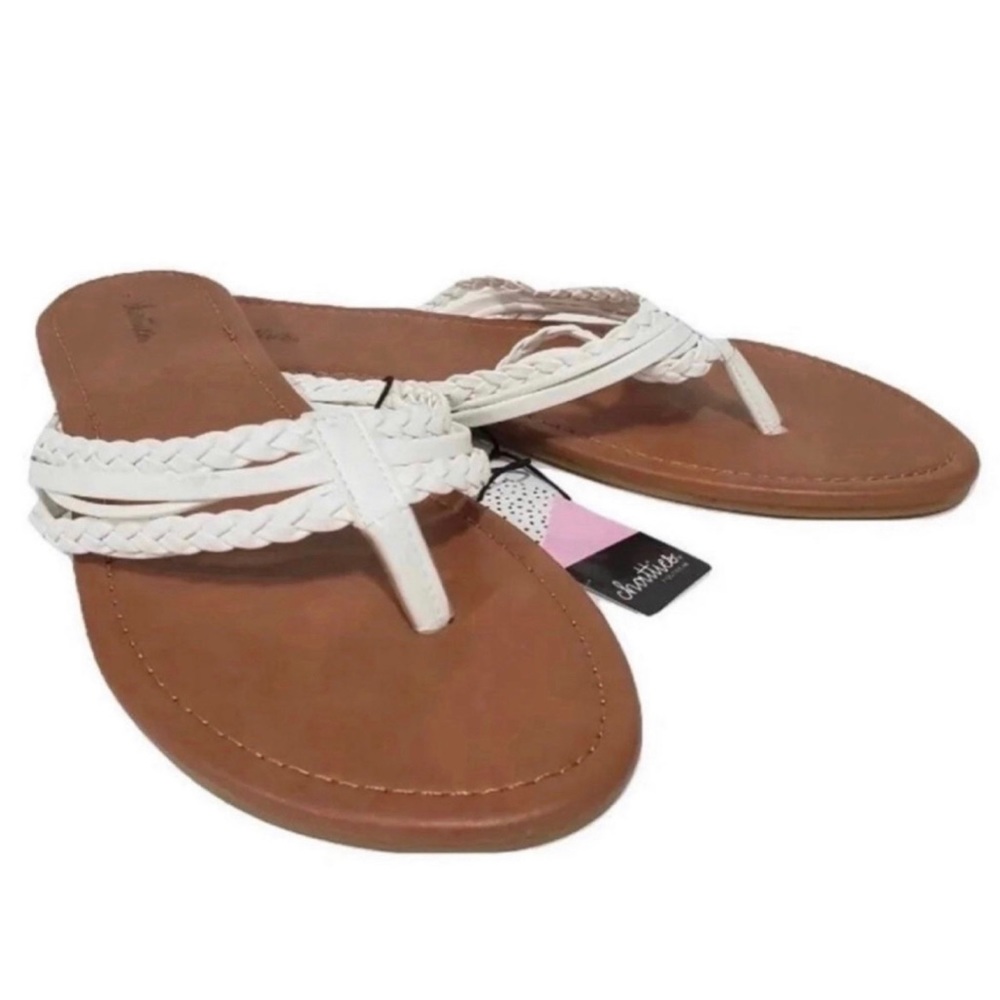 Chatties Super Cute White Sandals Size 11